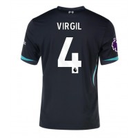 Maglie da calcio Liverpool Virgil van Dijk #4 Seconda Maglia 2024-25 Manica Corta